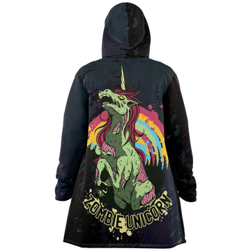Zombie Unicorn Microfleece Cloak